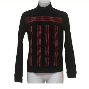 Vivienne Tam Semi-Sheer Embroidered Top